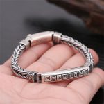 Buddha Stones Swastika Pattern Engraved Luck Bracelet Bracelet BS 5