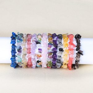 Natural Irregular Shape Crystal Stone Warmth Soothing Bracelet Bracelet BS main