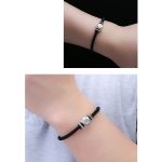 Buddha Stones 999 Sterling Silver 12 Constellations of the Zodiac Protection Handmade String Bracelet Bracelet BS 23