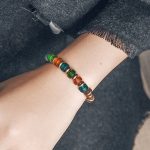 Buddha Stones Tibetan Colorful Glass Beads Copper Wealth Bracelet Bracelet BS 7