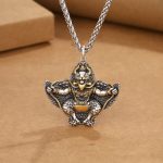 Buddha Stones Tibet Garuda Bird Copper Protection Necklace Pendant Necklaces & Pendants BS Garuda(Wisdom♥Protection)