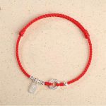 Buddha Stones 925 Sterling Silver Auspicious Clouds Peace Buckle Safe And Sound Bracelet Anklet (Extra 30% Off | USE CODE: FS30) Bracelet BS 6