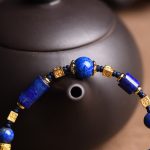 Buddha Stones Handmade Natural Lazurite Bead Positive Rope Bracelet Bracelet BS 3