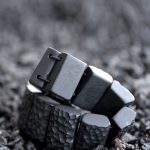 Buddha Stones Vintage Ebony Wood Texture Peace Couple Bracelet Bracelet BS 6