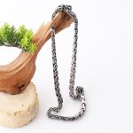 Buddha Stones Dragon Pattern Titanium Steel Protection Necklace Pendant Bracelet Necklaces & Pendants BS 6