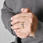 Buddha Stones Dragon Carved Protection Strength Titanium Steel Ring Ring BS 4