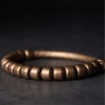 Buddha Stones Simple Design Copper Brass Bead Luck Wealth Bracelet Bracelet BS 9