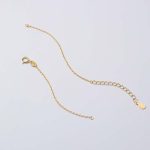Buddha Stones 925 Sterling Silver Semi-finished Chain Blessing Bracelet Bracelet BS Gold