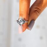 Buddha Stones Sterling Silver Lotus Zircon Blessing Protection Ring Ring BS 6