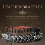 Buddha Stones Dragon Leather Protection Weave Bracelet Bracelet BS 1