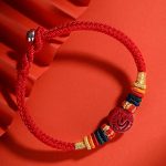 Buddha Stones Year of the Dragon 925 Sterling Silver Chinese Zodiac Cinnabar Auspicious Matches Blessing Bracelet (Extra 30% Off | USE CODE: FS30) Bracelet BS 5
