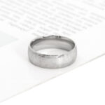 Buddha Stones Lucky Mythological Creature Taotie Wealth Titanium Steel Ring Ring BS Silver US12