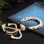 Buddha Stones Tibet Zakiram Goddess of Wealth Thangka Handmade Luck Bracelet Bracelet BS 12