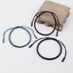 Buddha Stones Tibetan 3Pcs King Kong Knot Handcrafted Amulet Strength Bracelet Bracelet BS 2