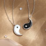 Buddha Stones 925 Sterling Silver Yin Yang Symbol Harmnoy Necklace Pendant Necklaces & Pendants BS 2