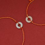 Buddha Stones Round Peace Buckle Jade Luck Abundance Braided Bracelet Anklet Bracelet BS 3