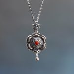 Buddha Stones 925 Sterling Silver Om Mani Padme Hum Lotus Peace Necklace Pendant Earrings Necklaces & Pendants BS 1
