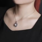 Buddha Stones 999 Sterling Silver Peony Flower Pearl Healing Necklace Pendant Necklaces & Pendants BS 4