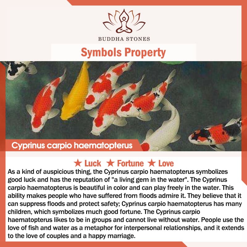 Buddha Stones Koi Fish Lucky Incense Burner Decoration Decoration BS 2