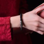 Buddha Stones Tibetan Natural Nine-Eye Dzi Bead Wealth Power Bracelet Bracelet BS 4