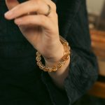 Buddha Stones Natural Citrine Crystal Brass Bead Protection Bracelet Bracelet BS 5