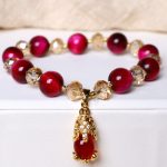 Buddha Stones Red Tiger Eye PiXiu Fox Protection Self Confidence Bracelet Bracelet BS Red Tiger Eye Pixiu