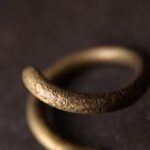 Buddha Stones Simple Design Copper Luck Adjustable Ring Ring BS 4
