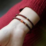 Buddha Stones 999 Gold Koi Fish Natural Garnet Protection Bracelet Bracelet BS 9