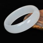 Buddha Stones Natural Golden Silk Jade Wealth Luck Bracelet Bangle Bracelet Bangle BS 4