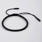 Buddha Stones Tibetan 3Pcs King Kong Knot Handcrafted Amulet Strength Bracelet Bracelet BS 6