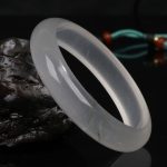 Buddha Stones Natural Translucent Golden Silk Jade Wealth Luck Bracelet Bangle Bracelet Bangle BS 5