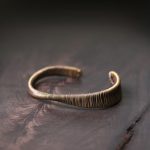 Buddha Stones Simple Design Wrapped Copper Luck Wealth Adjustable Cuff Bracelet Bracelet Bangle BS 5