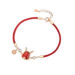 ❗❗❗A Flash Sale- Buddha Stones 925 Sterling Silver Year of the Dragon Natural Red Agate Dragon Attract Fortune Fu Character Strength Bracelet Necklace Pendant Earrings Bracelet Necklaces & Pendants BS 24