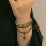 Buddha Stones Purple Phantom Red Hematoid Quartz Green Rutilated Quartz Copper Love Forgive Bracelet Bracelet BS 23
