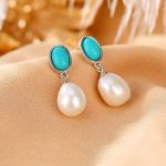 Buddha Stones 925 Sterling Silver Pearl Turquoise Healing Wisdom Necklace Pendant Ring Earrings Necklaces & Pendants BS 12