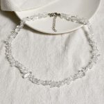 Buddha Stones Natural Crystal Stone Luck Necklace Necklaces BS White Crystal