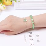 Buddha Stones Sun Stone Strawberry Quartz Crystal Positive Bracelet Bracelet BS Chrysoberyl (Cat's Eye)
