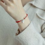 Buddha Stones 925 Sterling Silver Auspicious Clouds Peace Buckle Safe And Sound Bracelet Anklet (Extra 30% Off | USE CODE: FS30) Bracelet BS 15