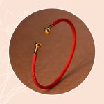 Buddha Stones Simple Design Handmade Luck Braid String Cuff Bracelet Bracelet BS 6