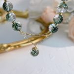 Buddha Stones Green Phantom Crystal Confidence Charm Bracelet Bracelet BS 3