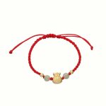 Buddha Stones Lucky Money Bag Fu Character Jade Bead Luck Braided Bracelet Bracelet BS 3