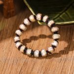 Buddha Stones Tibetan Classic Liuli Glass Bead Luck Wealth Bracelet (Extra 30% Off | USE CODE: FS30) Bracelet BS White 14mm