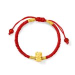 Buddha Stones 999 Sterling Silver Year of the Dragon Copper Coin Fortune Dragon Fu Character Luck Handcrafted Red String Braided Bracelet (Extra 30% Off | USE CODE: FS30) Bracelet BS 7