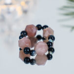 Buddha Stones Yin Yang Symbol Balance Luck Ring Ring BS 9