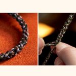 Buddha Stones 990 Sterling Silver Tibetan Handmade Amber Steelyard Weight Wish Protection Bracelet Bracelet BS 13