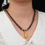 Buddha Stones FengShui Obsidian PiXiu Wealth Necklace Necklace BS 4