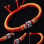 Buddha Stones Colorful Rope True Love Knot Luck Handmade Bracelet Bracelet BS 11
