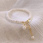 Buddha Stones Pearl Cat Paw Healing Chain Bracelet Bracelet BS 1