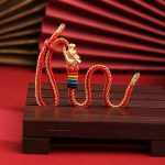 Buddha Stones 999 Sterling Silver Luck Year Of The Dragon Colorful Rope Bracelet Bracelet BS 3