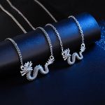 Buddha Stones 925 Sterling Silver Year Of The Dragon Auspicious Dragon Protection Chain Necklace Pendant Necklaces & Pendants BS 1